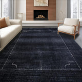 Ultra Soft Area Rug, Non Slip, Stain Resistant, Washable Area Rugs for Living Room, Bedroom, Elegant Black Bow Rug - Designer Bathmat for Coquette Home Aesthetics(Gray)