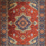 Ultra Soft Area Rug, Non Slip, Stain Resistant, Washable Area Rugs for Living Room, Bedroom, Area Inspired(Red)