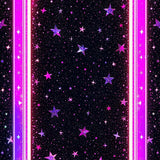 Ultra Soft Area Rug, Non Slip, Stain Resistant, Washable Area Rugs for Living Room, Bedroom, Playful Iridescent Star Motif(Black)