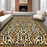 Ultra Soft Area Rug, Non Slip, Stain Resistant, Washable Area Rugs for Living Room, Bedroom, Elegant Earth Tone Animal Shape(Beige)