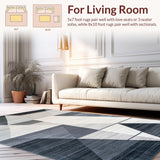 Elegant Black and White Diamond Motif(Gray)