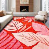 Tropical Abstract Leaf(Red)