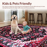 Contemporary Floral Lattice Aesthetic(Red)