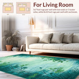 Lush Garden Inspired Artistic Design(Blue)