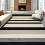 Modern Beige Black Symmetry(Beige)