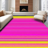 Ultra Soft Area Rug, Non Slip, Stain Resistant, Washable Area Rugs for Living Room, Bedroom, Luxurious Multicolor Spiral Design(Yellow)