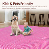 Lively Shaggy Pastel Contrast Style(Pink)