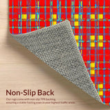 Joyful Colorful Geometric Interplay(Red)