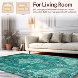 Chic Distressed Geometric Vibes(Green)