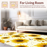 Elegant Botanical Round Composition(Yellow)