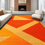 Ultra Soft Area Rug, Non Slip, Stain Resistant, Washable Area Rugs for Living Room, Bedroom, Durable Modern Orange Entryway Accent Carpet(Orange)