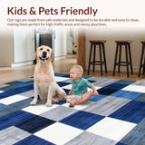 Bold Colorful Geometric Statement(Blue)
