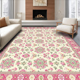 Elegant Multi Color Damask Style(Ivory)