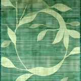 Contemporary Plush Swirl Motif(Green)