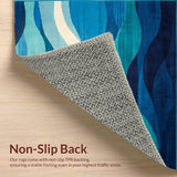 Chic Fluid Abstract Design(Blue)