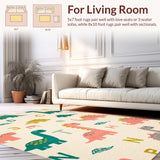 Cute Prehistoric Patterned Aesthetic(Beige)