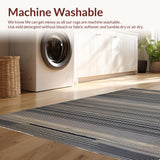 Ultra Soft Area Rug, Non Slip, Stain Resistant, Washable Area Rugs for Living Room, Bedroom, Contemporary Urban Zebra Print Accent(Beige)