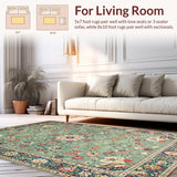 Sage Green Rustic Medallion Delight(Green)
