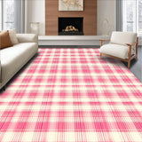 Trendy Blossom Pink Geometric Flair(Red)
