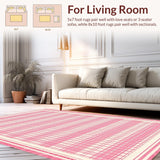 Cozy Creamy Plaid Elegance(Pink)