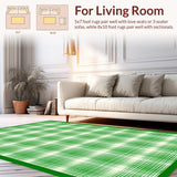 Elegant Green Plaid Arrangement(Green)