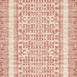 Ultra Soft Area Rug, Non Slip, Stain Resistant, Washable Area Rugs for Living Room, Bedroom, Rustic Red Trellis Area with Boho Charm(Red)