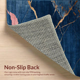 Elegant Textured Geometric Motif(Blue)