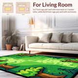 Bright Patterned Landscape(Green)