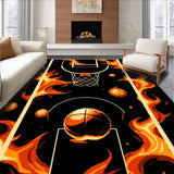 Vibrant Black Orange Aesthetic(Black)
