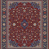 Ultra Soft Area Rug, Non Slip, Stain Resistant, Washable Area Rugs for Living Room, Bedroom, Luxurious Sherpa for(Red)