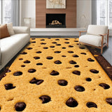 Charming Round Treat Motif Design(Beige)