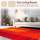 Artistic Fiery Swirl Design(Red)