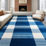 Contemporary Space Dyed Plaid Visual(Blue)