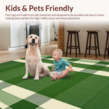 Contemporary Plush Diamond Layout(Green)