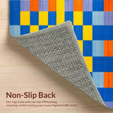 Chic Rainbow Trellis Composition(Blue)