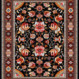 Vibrant Retro Geometric Fusion(Black)