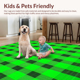 Contemporary Checkered Elegance(Green)