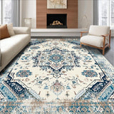 Contemporary Distressed Symmetrical(Beige)