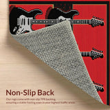 Bold Black and Red Contrast(Red)