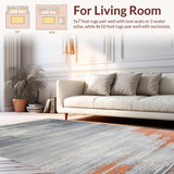 Contemporary Abstract Rust Accents(Gray)