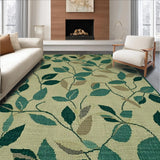 Chic Verdant Geometric Fusion(Beige)