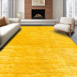Ultra Soft Area Rug, Non Slip, Stain Resistant, Washable Area Rugs for Living Room, Bedroom, Bright Cheerful Outdoor Serenity(Yellow)