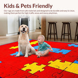 Engaging Multicolored Play Mat Style(Red)