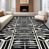 Chic Striped Monochrome Aesthetic(Black)