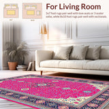 Elegant Fuchsia Tiled Patterned Delight(Red)