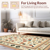 Modern Hued Petal Print(Ivory)