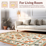 Neutral Earthy Botanical Motif(Beige)