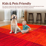 Artistic Fiery Swirl Design(Red)