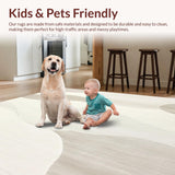 Beige with Ergonomic Cushioning and Non Slip Backing(Beige)