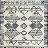 Elegant Geometric Ivory Tones(White)